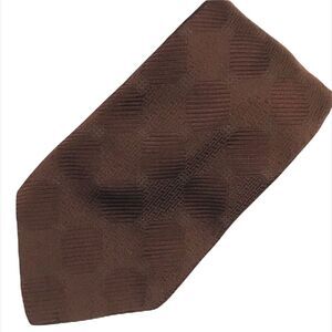 Regalon Vintage Pattrerned Tie Dark Brown